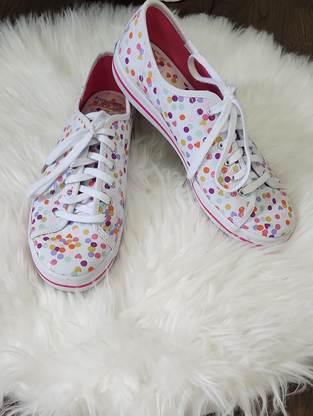 Keds X Kate Spade NY Kickstart Confetti Sneakers Sz. 7.5